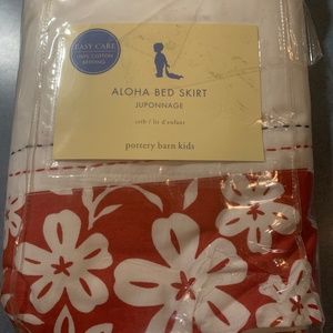 Pottery Barn Kids Aloha crib skirt